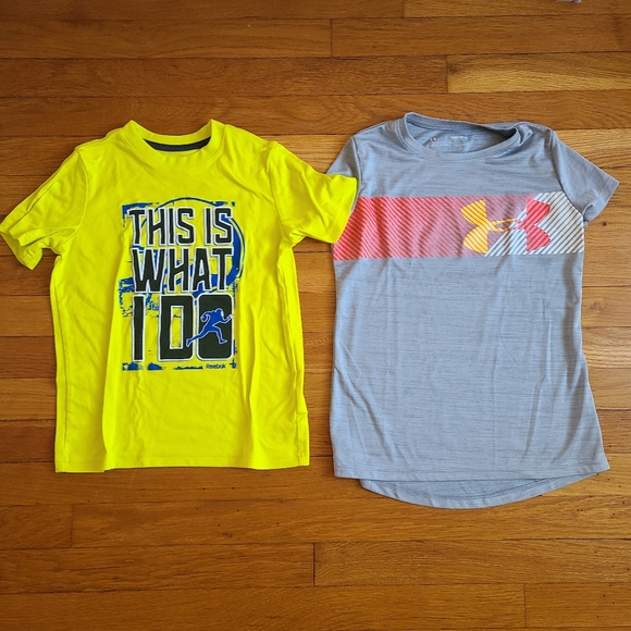 1 Rebook  and 1 Under Armour Active shirt 👕 - Picture 1 of 10
